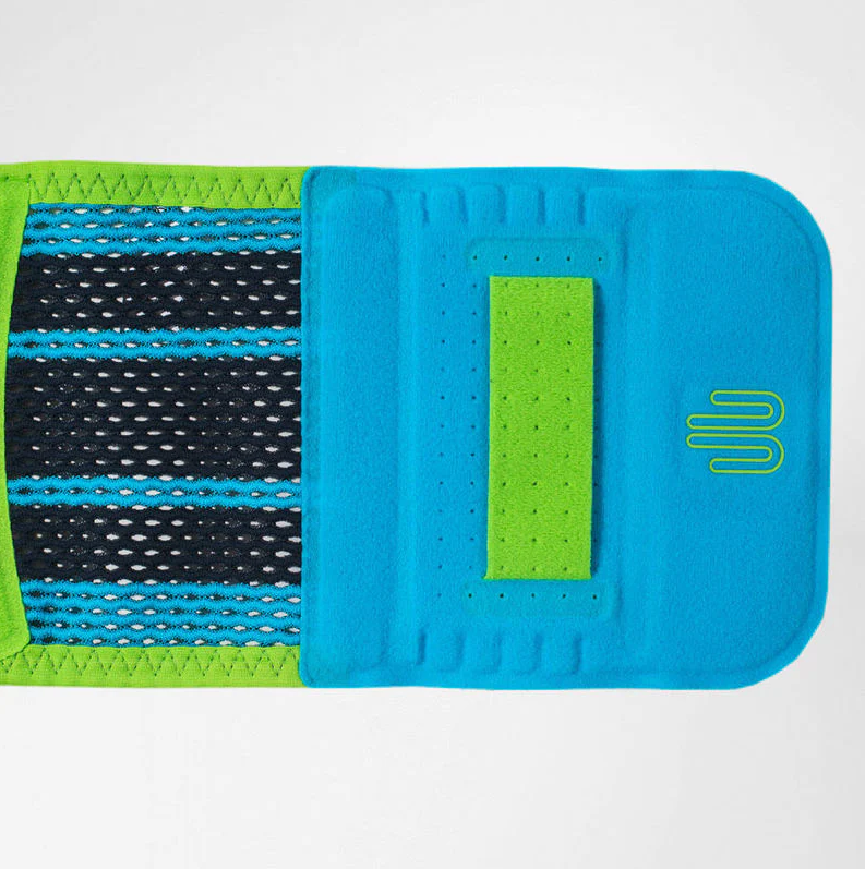 Bauerfeind Sport back brace with compression and active massage