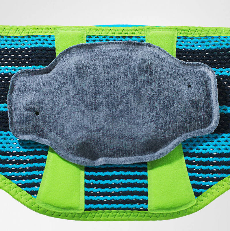 Bauerfeind Sport back brace with compression and active massage