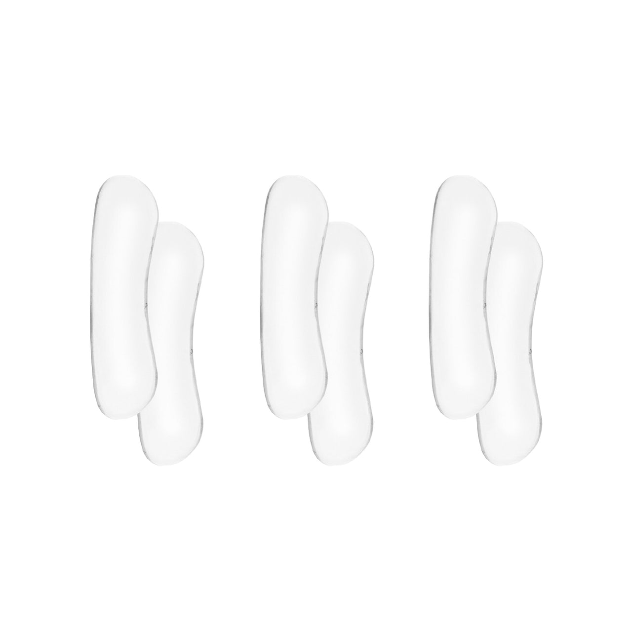 Hælgrepsgel med sklisikring for å forhindre skognissing, 3-pakning