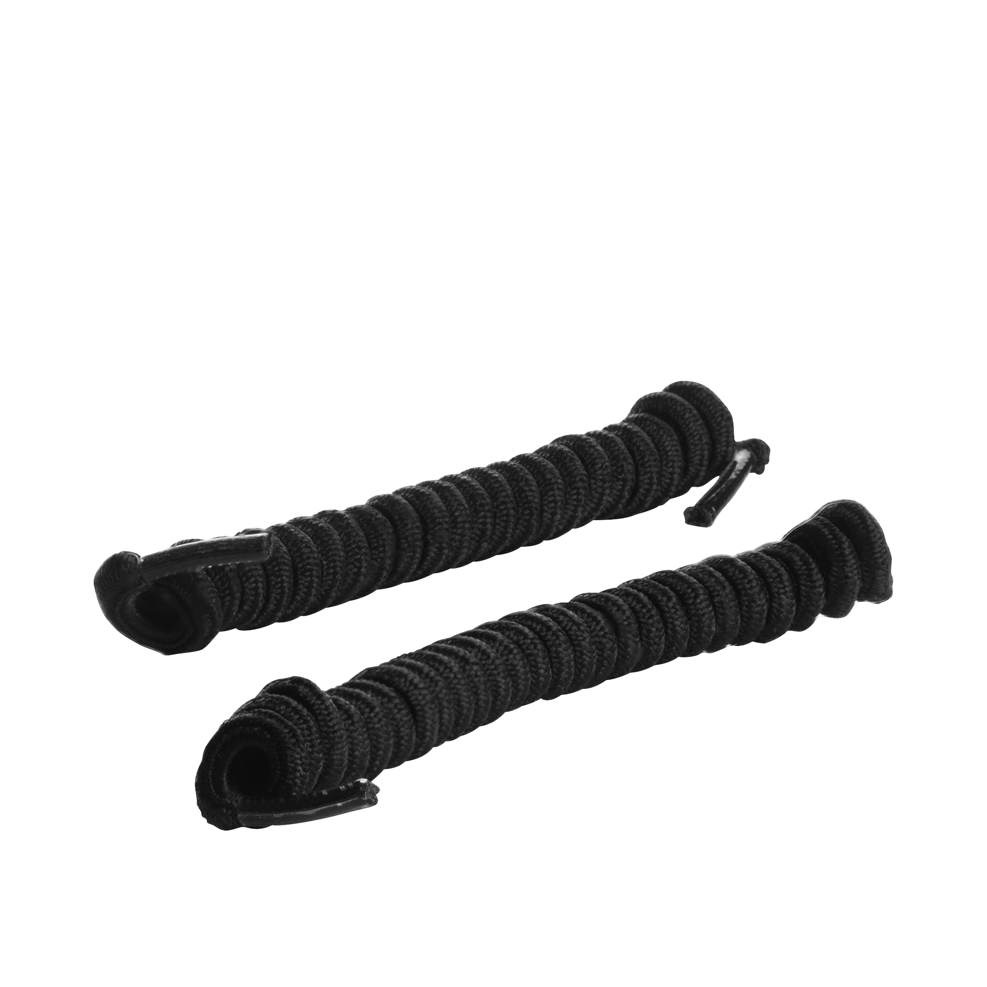Elastiske spiralskoliser svarte 3-pakning