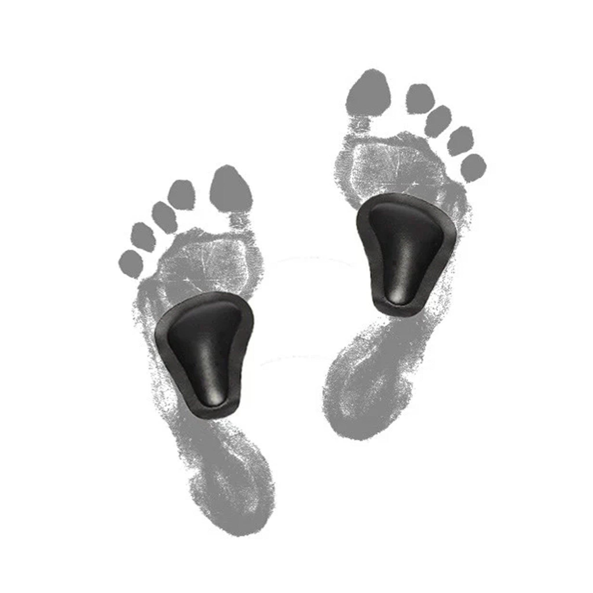 Selvklebende pelotter for nedsunket forfotbue