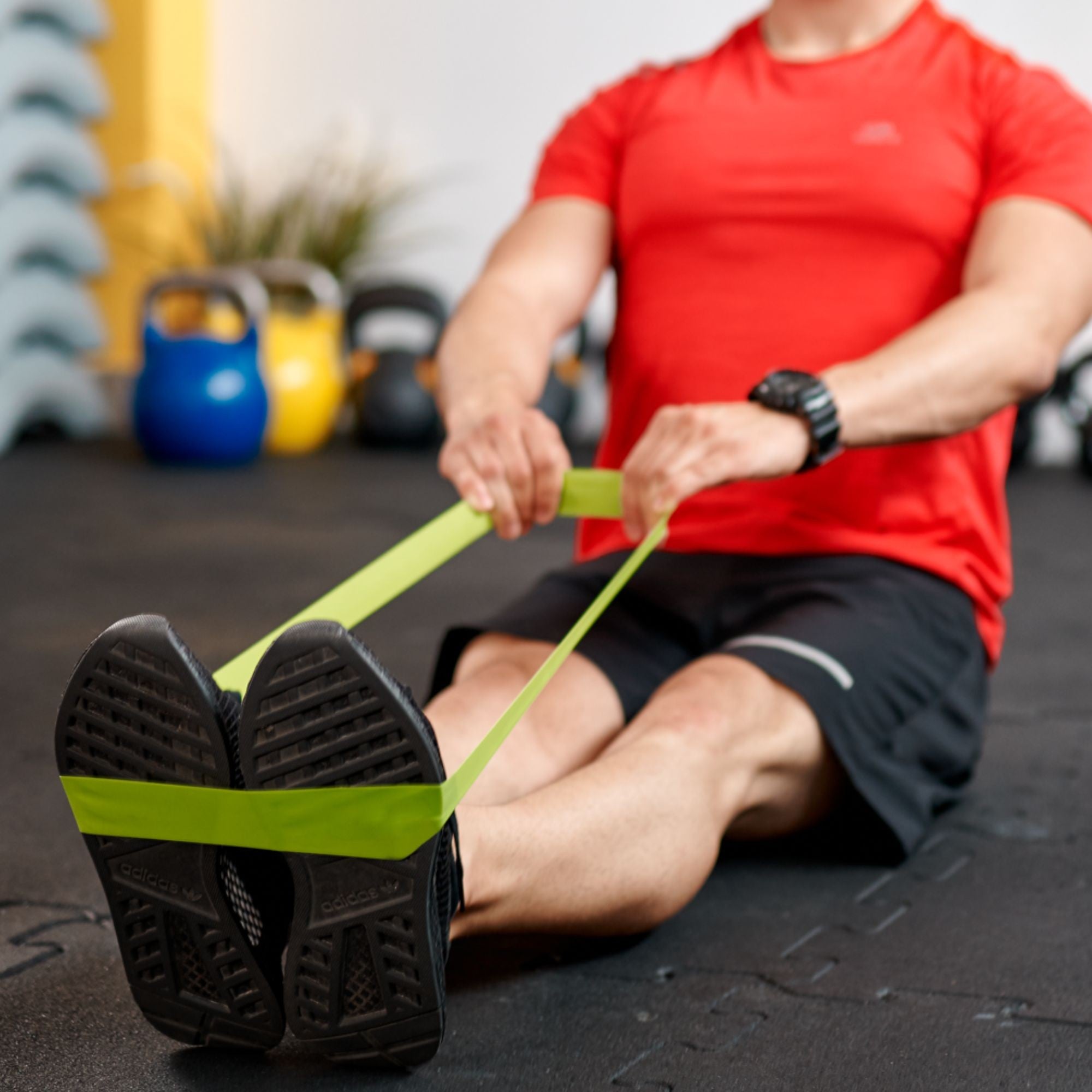 5-pakning med treningsstrikker med ulik motstand