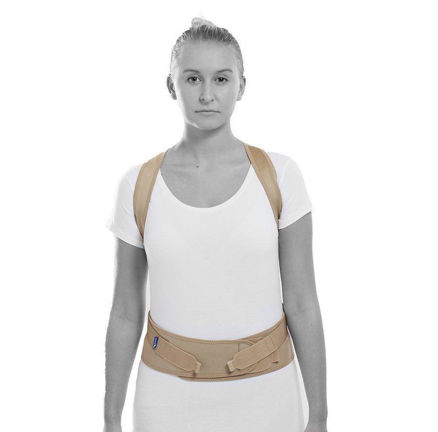 Holdningsvest EXTO beige for bedre holdning