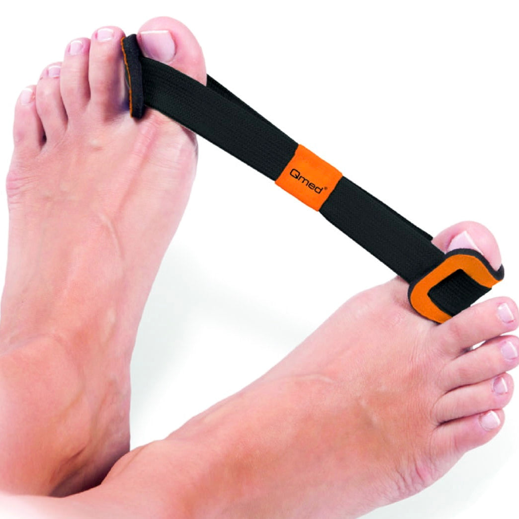 Komplett kit för hallux valgus med stöd, avlastning och rörelseträning