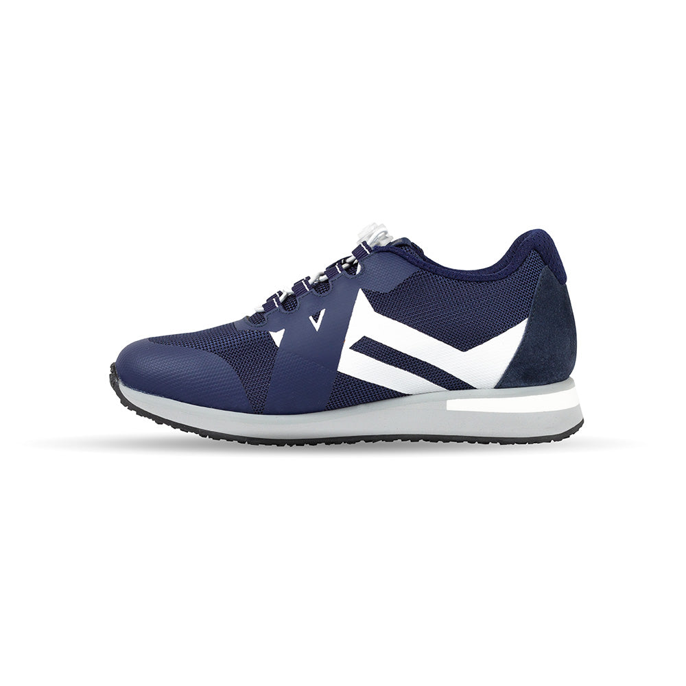 Eikon ortopediske damesko for stabilitet og komfort i blått/hvitt