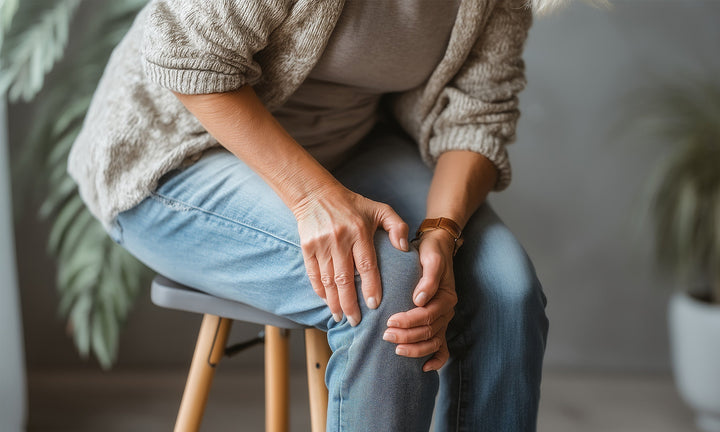 Är det bättre att vila eller röra sig vid knäont?