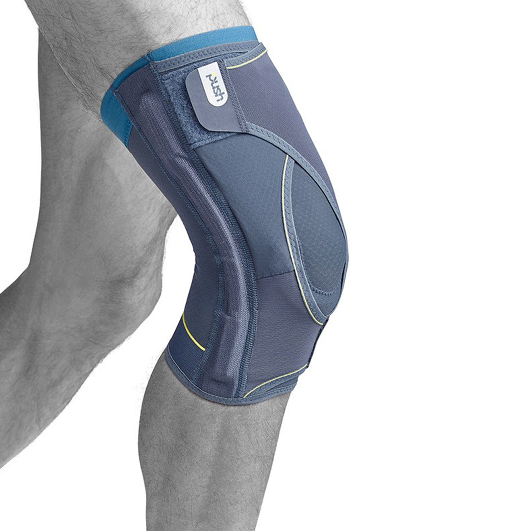 Push Sports knebeskyttere med lameller og ultratynt materiale
