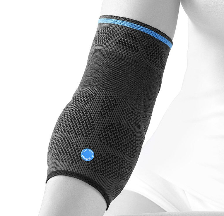 Dynamics Plus albuebeskytter med dobbeltsidig avlastning for tennisarm, golfarm og musearm