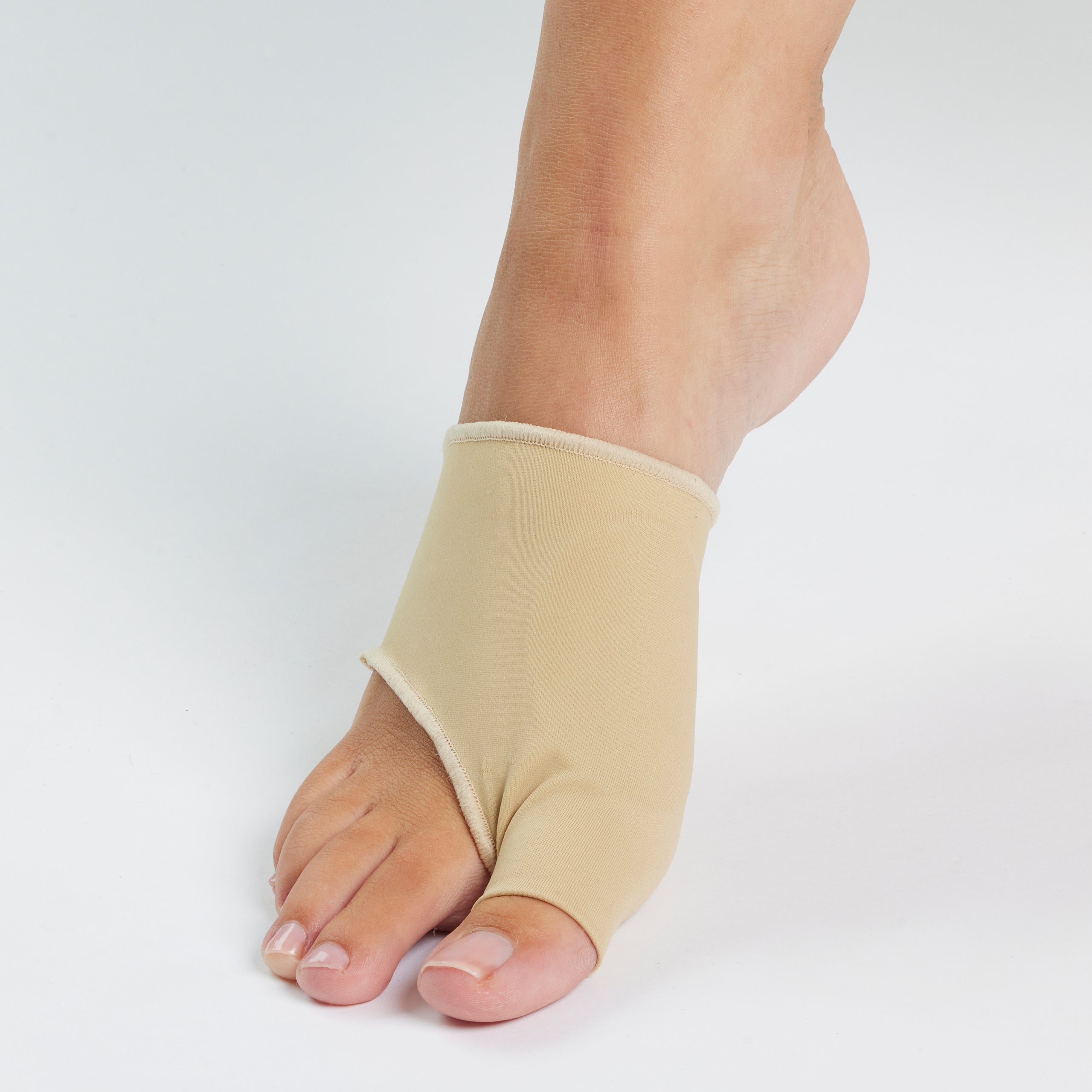 Hallux valgus-beskyttelse med gelpute for trykkavlastning av stortåleddet