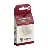 Tube-shaped toe protector with silicone for toes and fingers