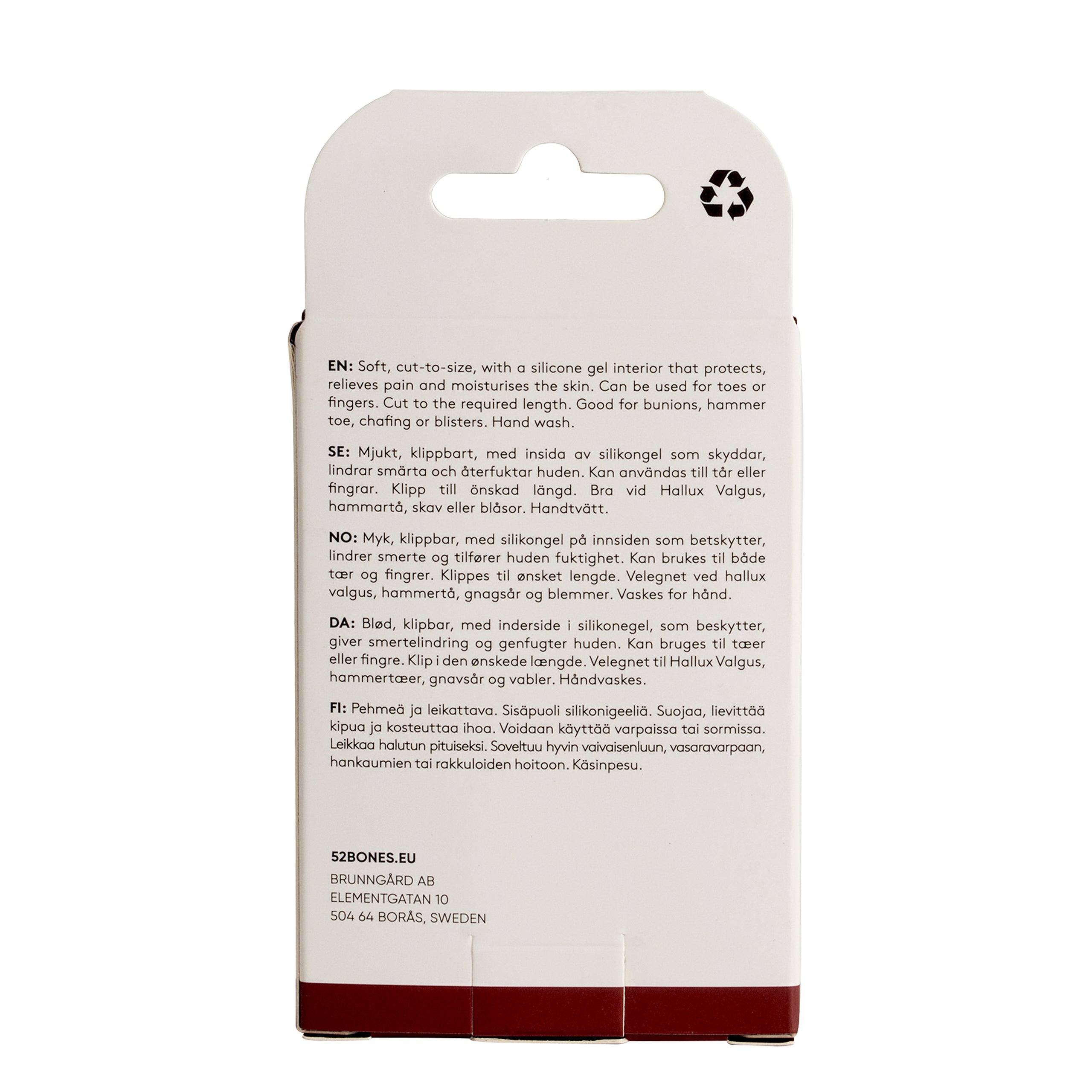 Tube-shaped toe protector with silicone for toes and fingers