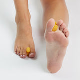 Tåspreder i gel for hallux valgus og tettliggende tær