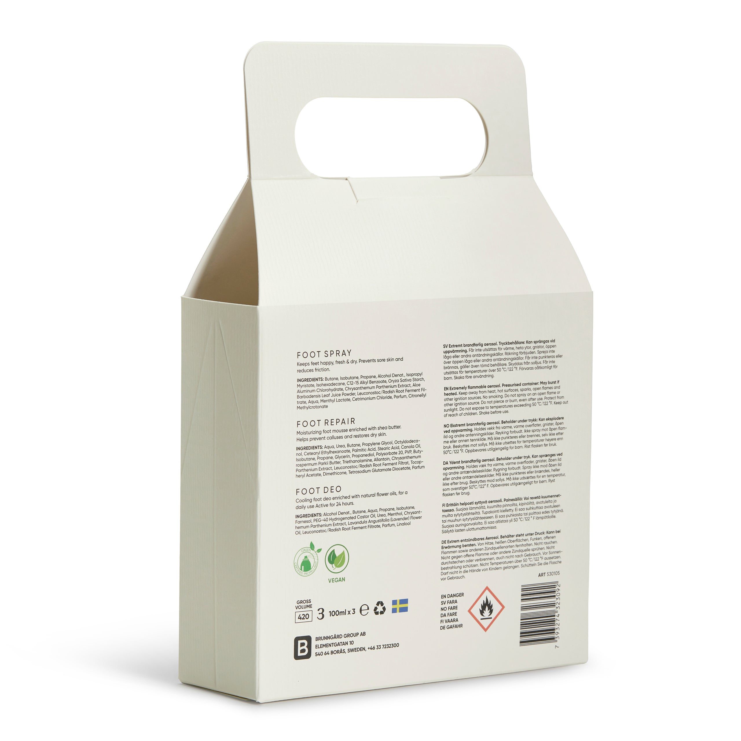 Kit for friske og myke føtter