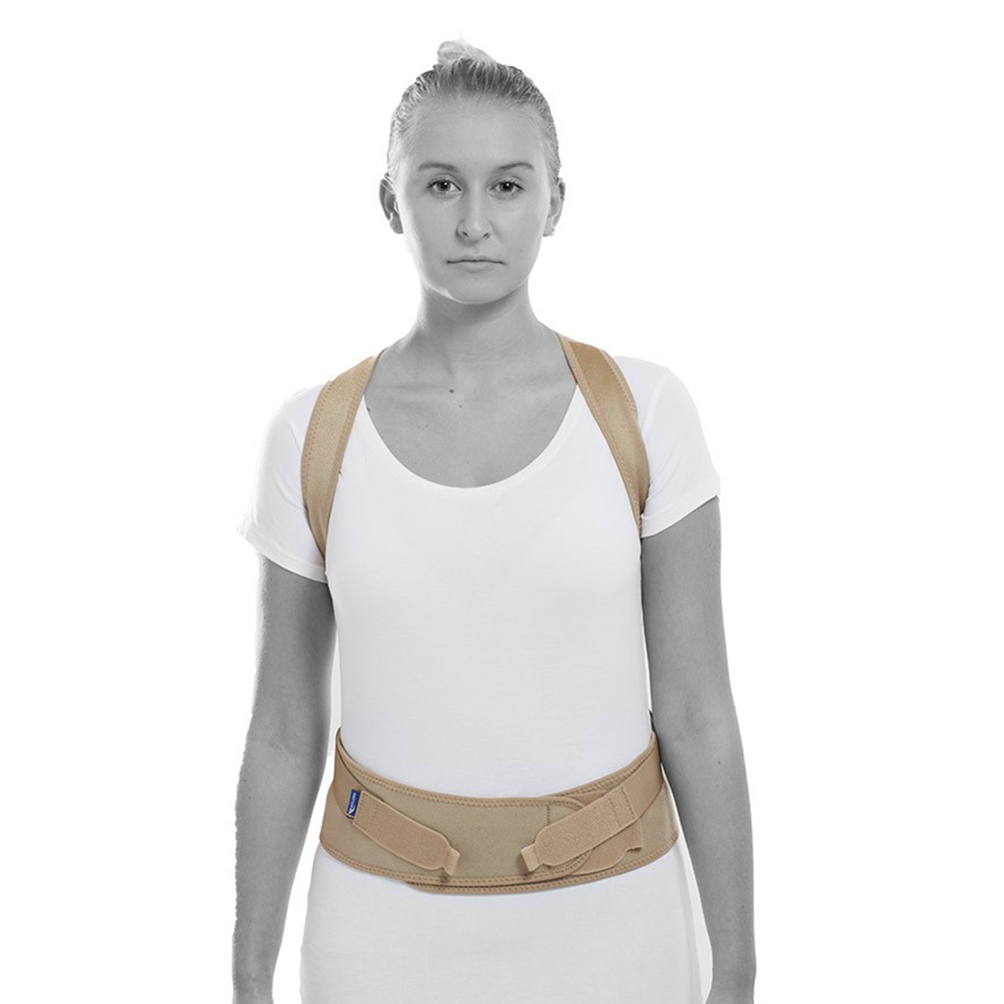 Holdningsvest EXTO beige for bedre holdning