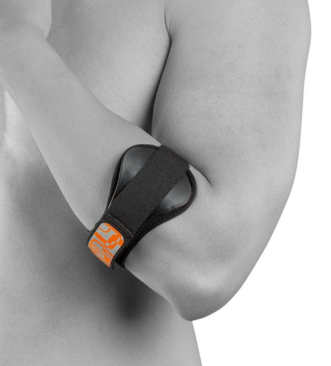 Albuebelte med justerbar pute for tennis- og golfarm