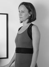 Stabiliserende holdningsvest svart