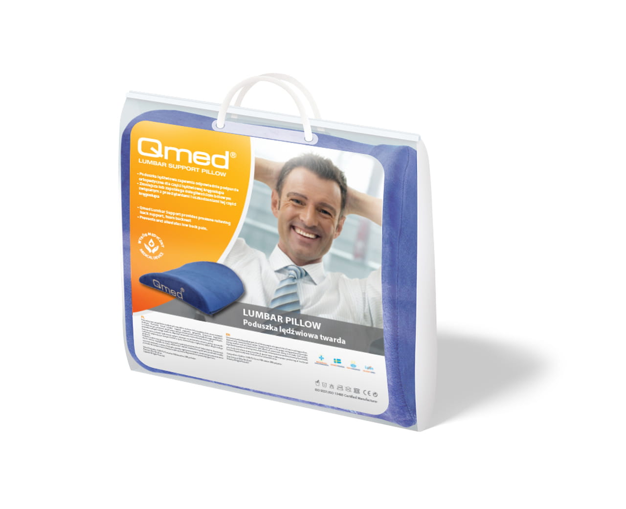Minneskum-lumbalpute for bil og hjem