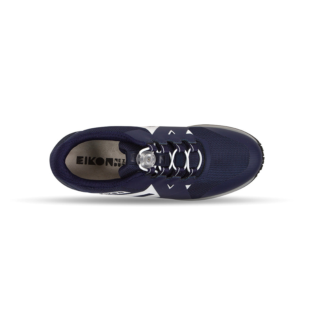 Eikon ortopediske damesko for stabilitet og komfort i blått/hvitt