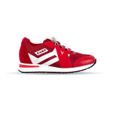 Eikon ortopediske damesko for stabilitet og komfort i rødt/hvitt