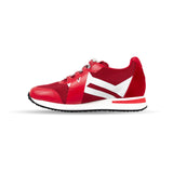 Eikon ortopediske damesko for stabilitet og komfort i rødt/hvitt