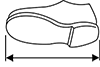 Ankelstøtte 8 band _size-guide