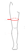 Kneskinne PP3 - Korsbåndskade og ustabilt kneledd _size-guide