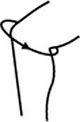 Knestøtte med skinner for sidestabilisering NRX LIGA_size-guide