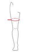 Knestøtte Self _size-guide