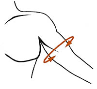 Skulderstøtte TheraGO_size-guide