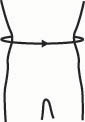 Stabiliserende ryggstøtte SRX_size-guide