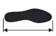 Memory Foam Ullsåle _size-guide