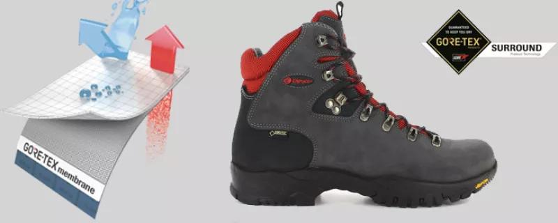 100 % vanntett med Gore-Tex-membran