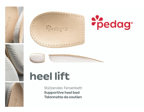 Heel lift avlastende hælinnlegg